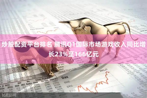 炒股配资平台排名 腾讯Q1国际市场游戏收入同比增长23%至166亿元