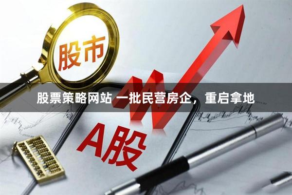 股票策略网站 一批民营房企，重启拿地