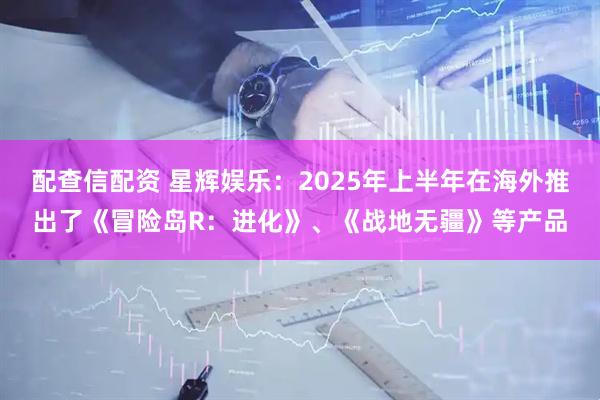 配查信配资 星辉娱乐：2025年上半年在海外推出了《冒险岛R：进化》、《战地无疆》等产品